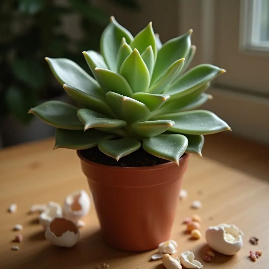 卵の殻を使った多肉植物の育て方｜カルシウム補給と効果的な活用方法
