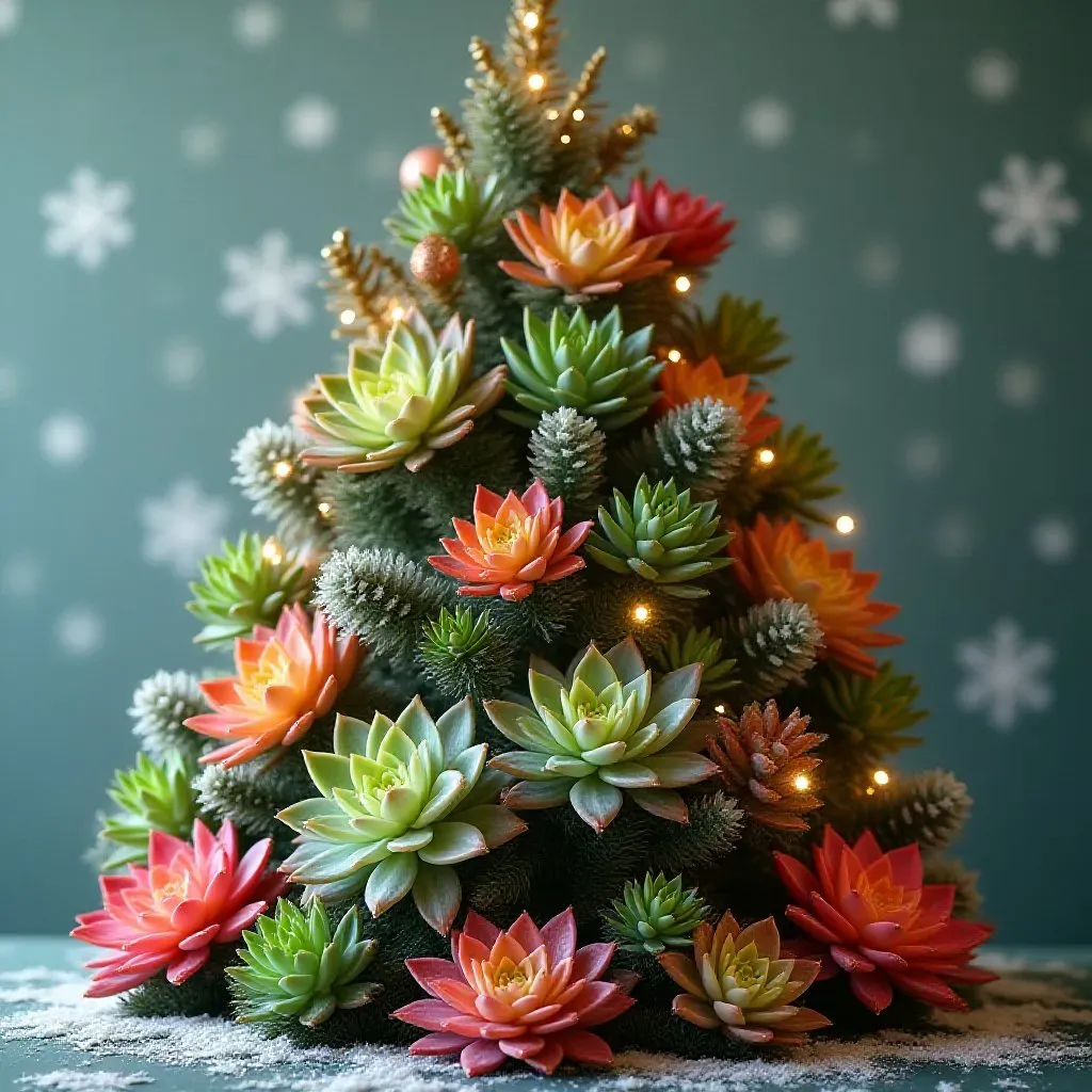 多肉植物 クリスマス2025｜飾り方・ギフト・おすすめ種類・冬育て方ガイド