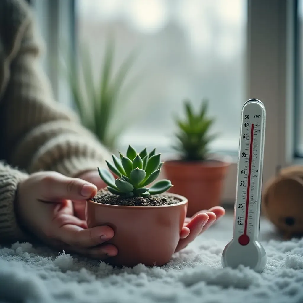 真冬の多肉植物の育て方：寒さ対策と冬越しのコツを完全ガイド