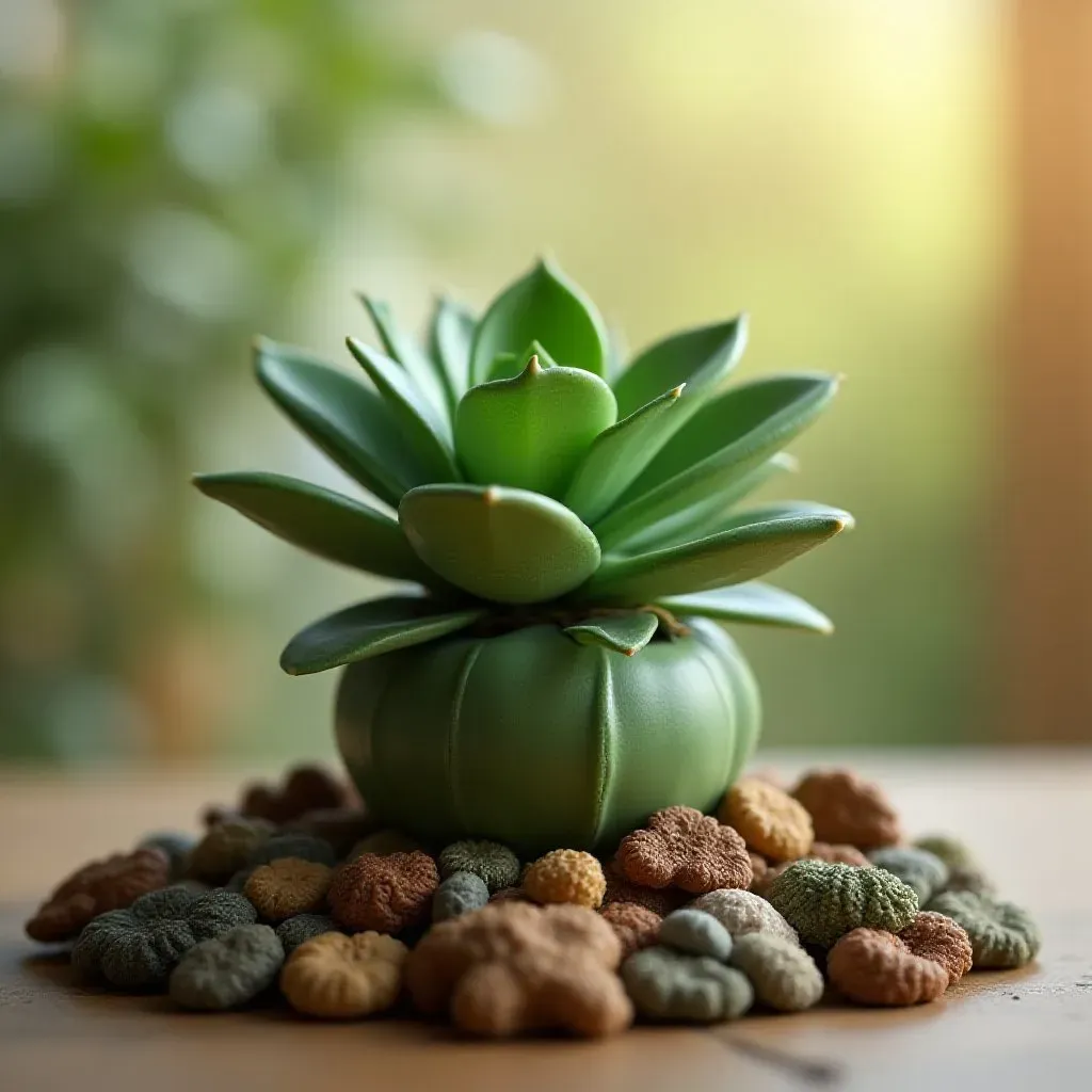 粘土で多肉植物を作る方法とアイデア